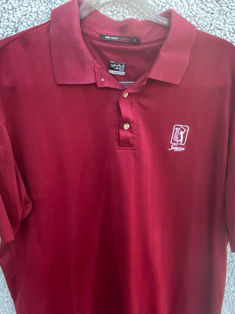 Tiger Woods Collection Nike fit dry polo golf shirt size XL